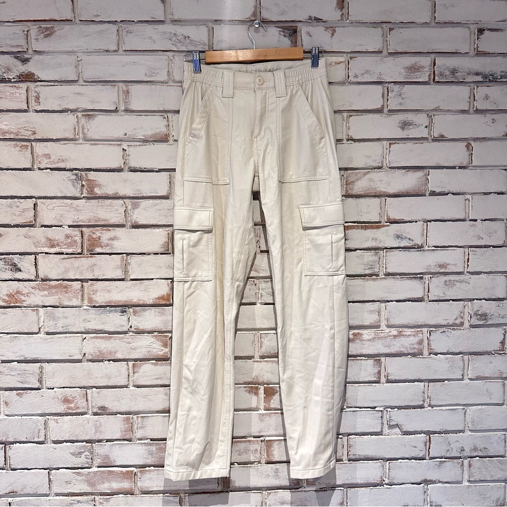 American Eagle Faux leather Cargo Pants